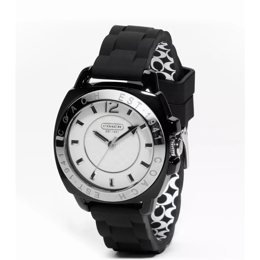 Coach Boyfriend Rubber Strap Watch (38 mm)